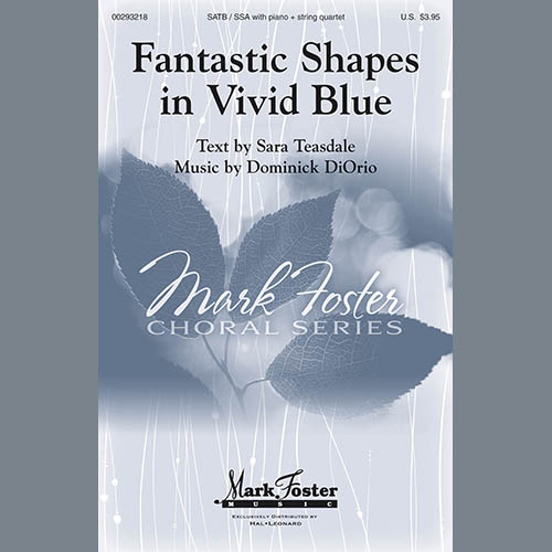 cover: Fantastic Shapes In Vivid Blue, Dominick DiOrio, Chor