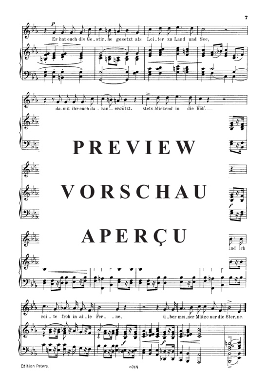 Product gallery: Page 3 of 3 Freisinn, Op.25 No. 2, , Medium Voice and Piano