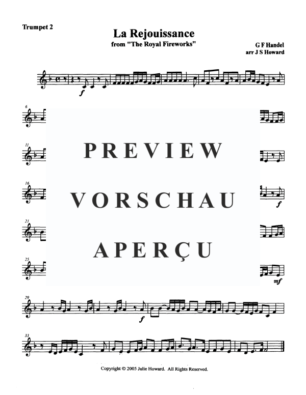 Produktgalerie: Seite 8 von 11 La Réjouissance, , Blechbläserquintett