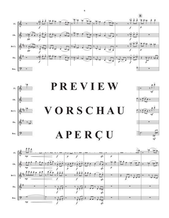 Product gallery: Page 11 of 21 Drei Inventionen , , (Woodwind Quartet)