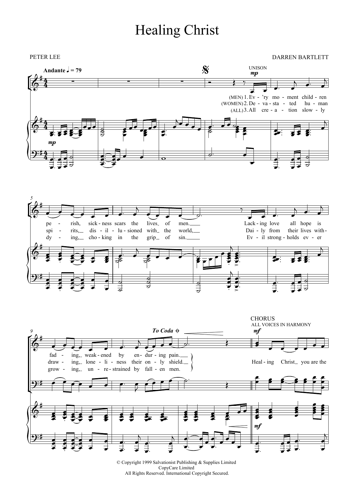 Produktgalerie: Seite 1 von 1 Healing Christ, The Salvation Army, Chor