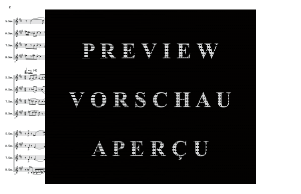 Product gallery: Page 6 of 11 Industrial Quartet, , (Saxophone Quartet)