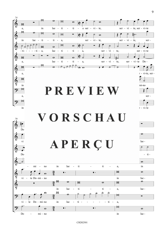 gallery: Jubilate Deo, , (Gemischter Chor 8-stimmig)