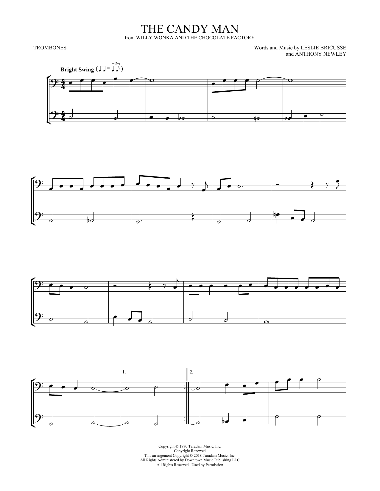 Product gallery: Page 1 of 1 The Candy Man, Leslie Bricusse