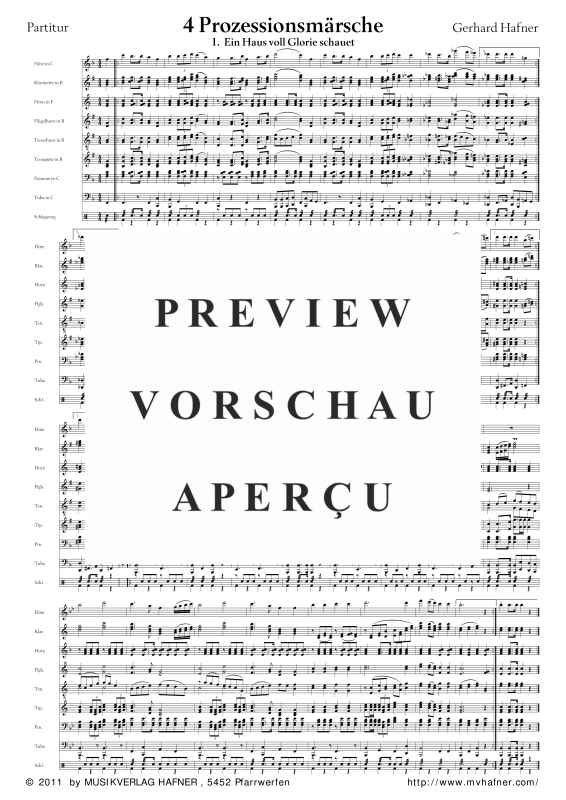 Product gallery: Page 6 of 11 4 Prozessionsmärsche, , (large wind orchestra)