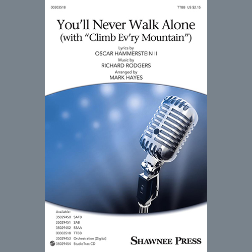 cover: You'll Never Walk Alone (with "Climb Ev'ry Mountain") (arr. Mark Hayes), Rodgers & Hammerstein, Chor