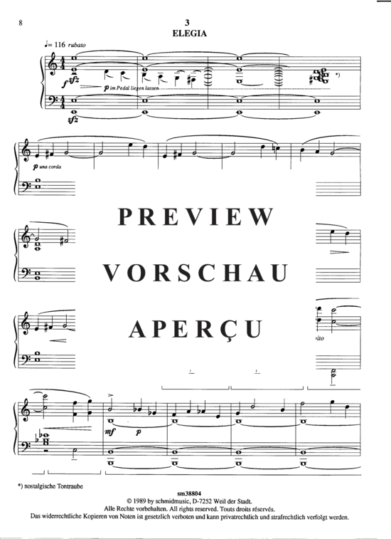 Product gallery: Page 11 of 21 Neun Nostalgien , , Piano Solo