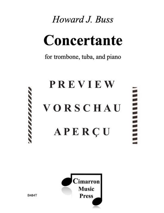 Product gallery: Page 2 of 21 Concertante , , (trombone, tuba and piano)
