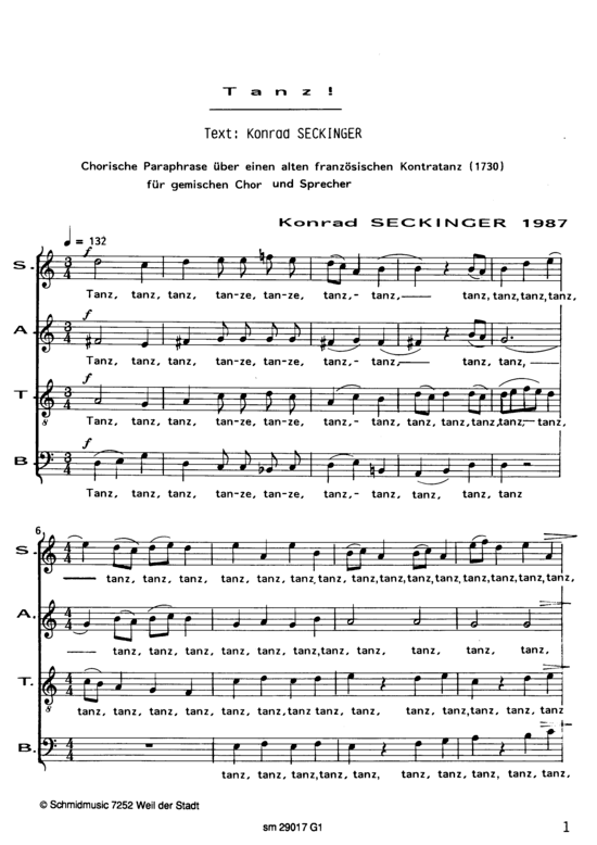 Product picture to: Tanz Konrad Seckinger