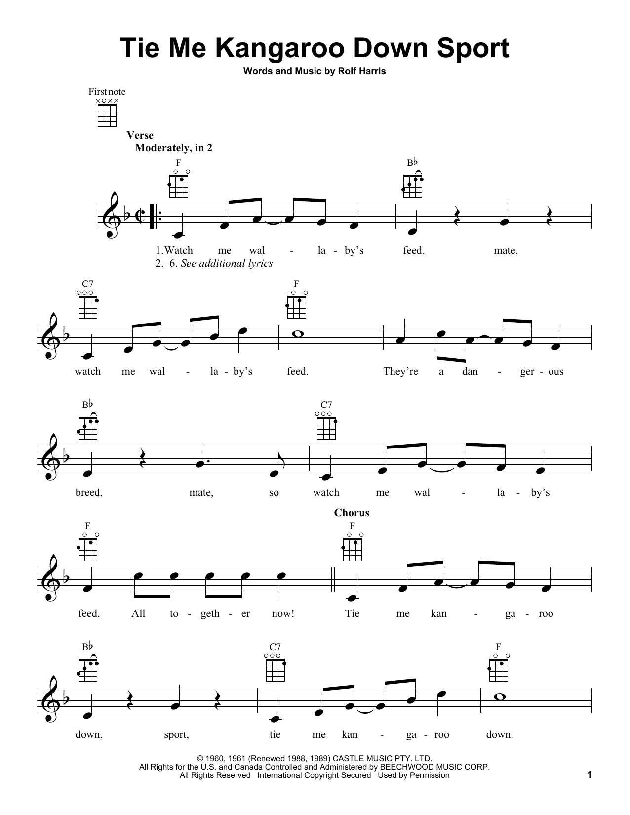 Produktbild zu:  Tie Me Kangaroo Down Sport - Rolf Harris