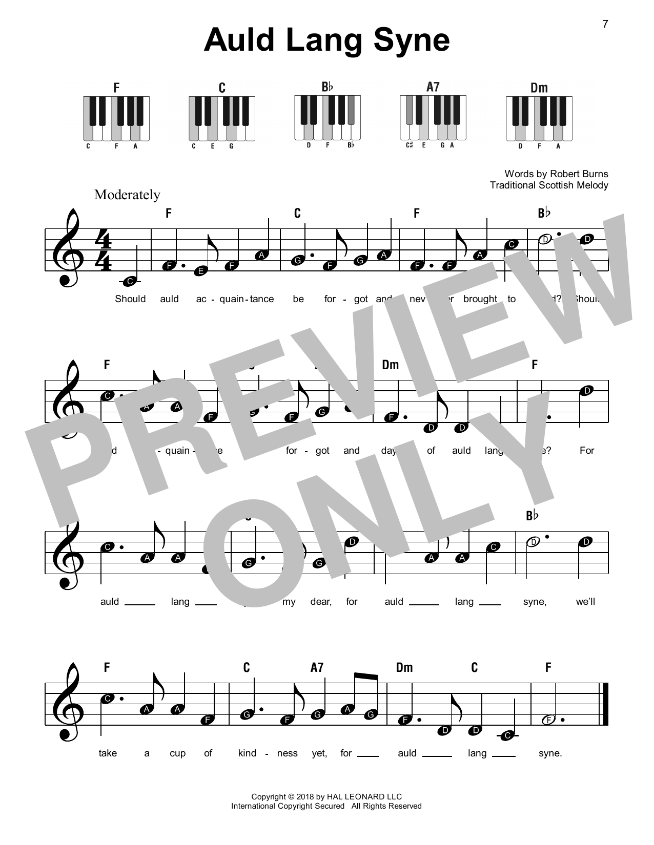 Produktbild zu: Auld Lang Syne