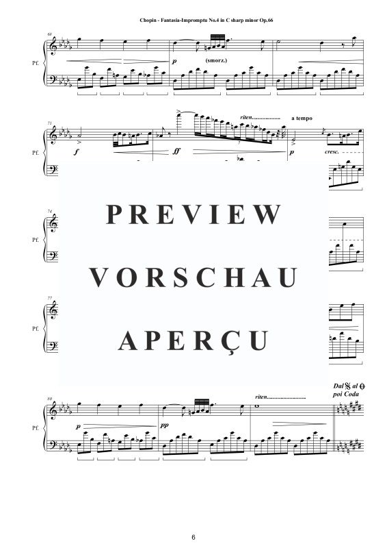 Produktgalerie: Seite 7 von 9 Fantasia-Impromptu Cis-Moll Op. 66, , Klavier Solo