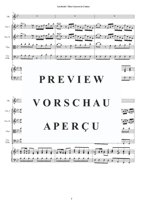 Produktgalerie: Seite 8 von 11 Oboe Concerto in G minor, , Oboe und Kammerorchester