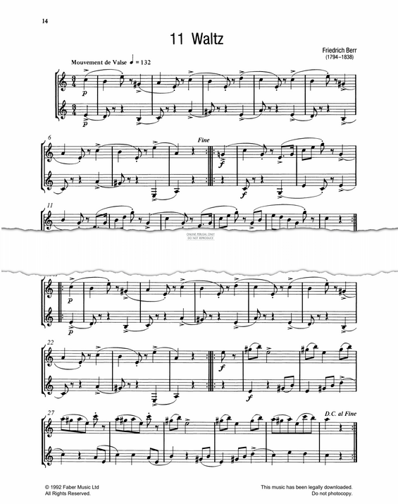 Product gallery: Page 1 of 1 Waltz, Frédéric Berr