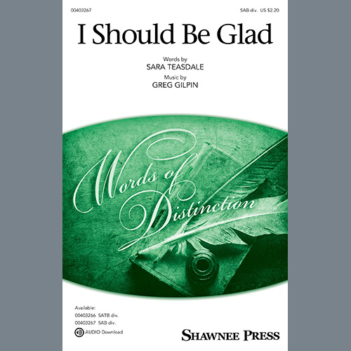 cover: I Should Be Glad, Greg Gilpin, Chor