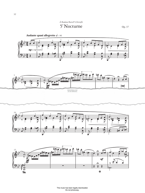 Product picture to: Nocturne No.5, Op.37