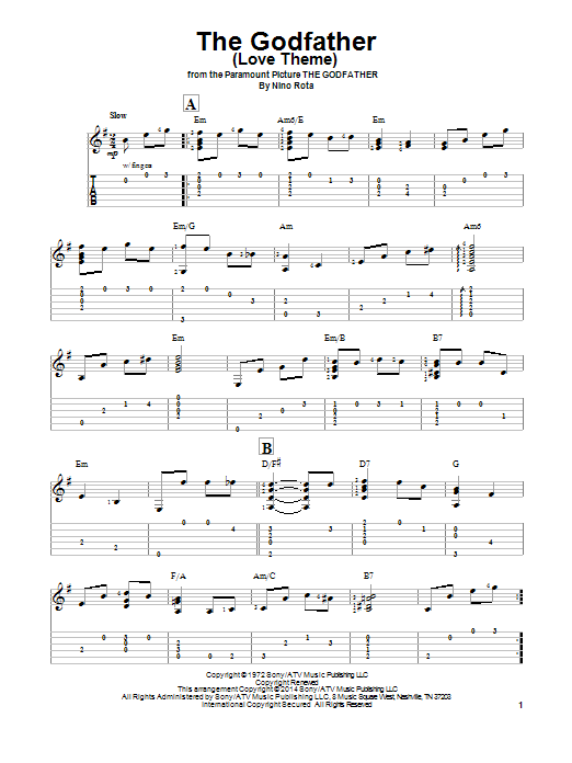Produktbild zu: The Godfather (Love Theme)