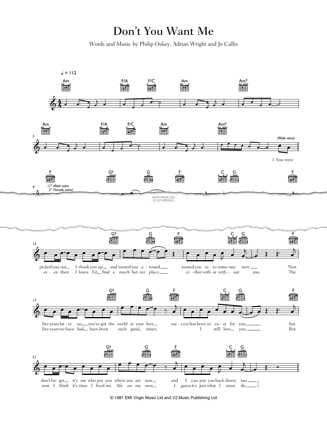 gallery: Don't You Want Me, The Human League