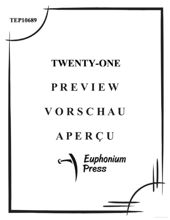 Product gallery: Page 2 of 21 Twenty-one Etudes , , (Euphonium Solo)