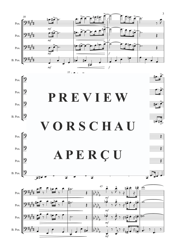 gallery: Pink Panther, , Trombone Quartet 3x Trombone and Bass Trombone