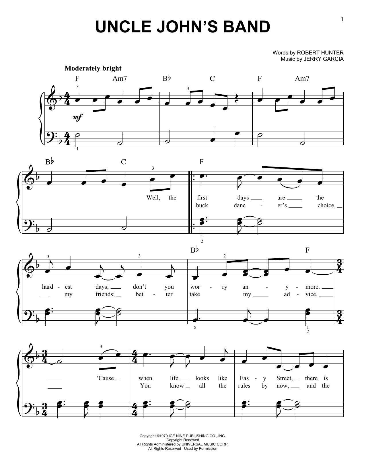 Produktbild zu: Uncle John's Band