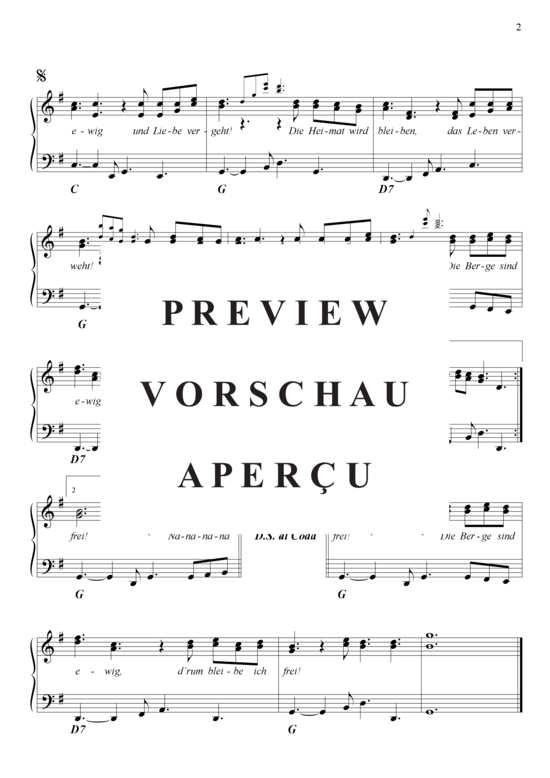 Produktgalerie: Seite 3 von 3 Die Berge sind ewig , Hinterseer, Hansi, Klavier und Gesang