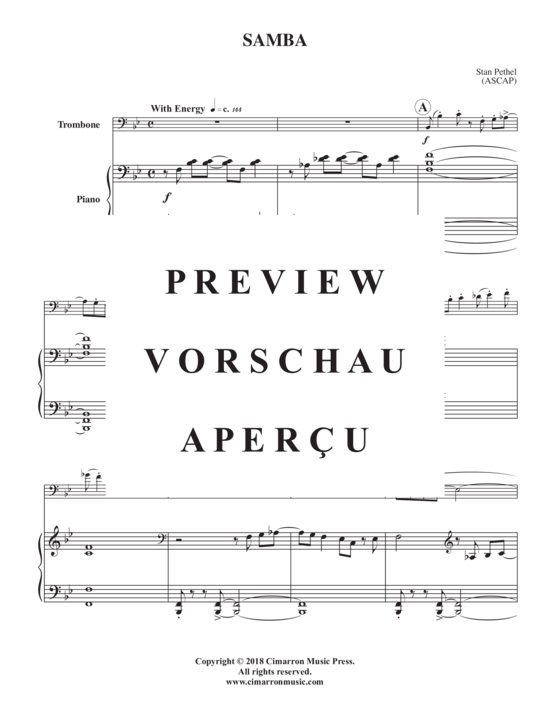 Product gallery: Page 3 of 12 Samba , , (Posaune + Klavier)