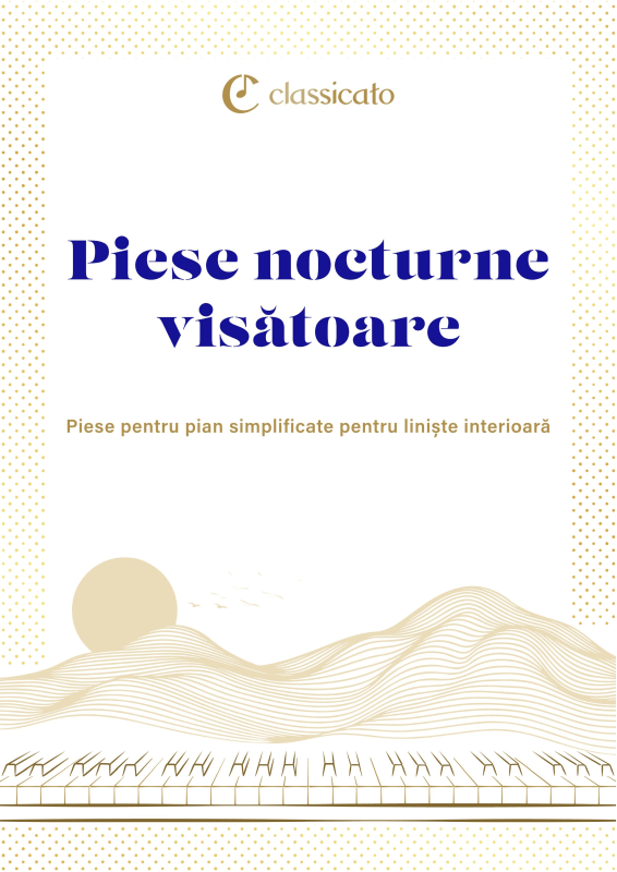 Produktbild zu: Piese nocturne visatoare - Piese pentru pian simplificate pentru lini?te interioara