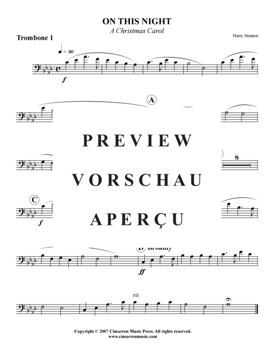 Product gallery: Page 4 of 8 On This Night , , (Trombone ensemble)