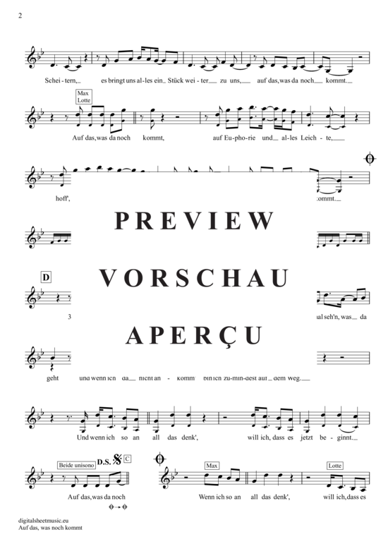Product gallery: Page 3 of 4 Auf Das, Was Noch Kommt , Lotte und Max Giesinger, (violin)