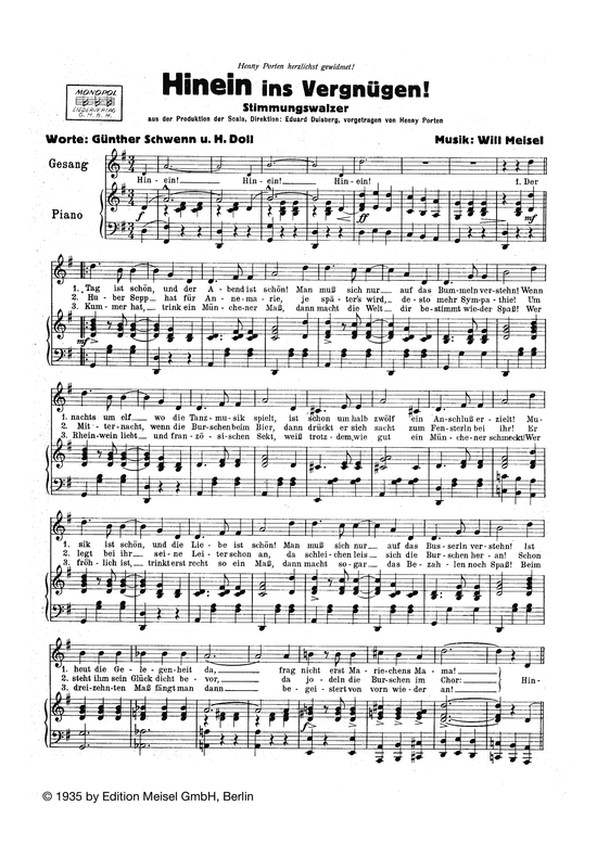 Produktbild zu: Hinein ins VergnügenHenny Porten