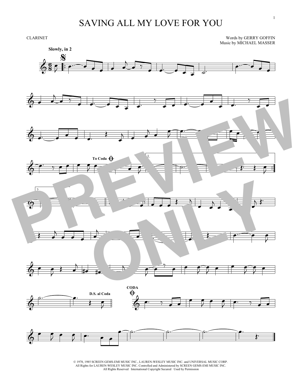 Product gallery: Page 1 of 1 Saving All My Love For You, Whitney Houston