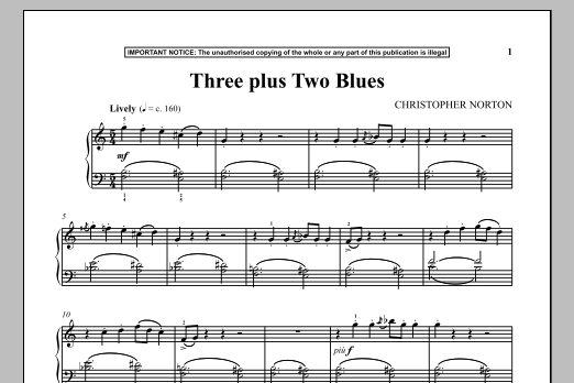 Product gallery: Page 1 of 1 Three Plus Two Blues, Christopher Norton