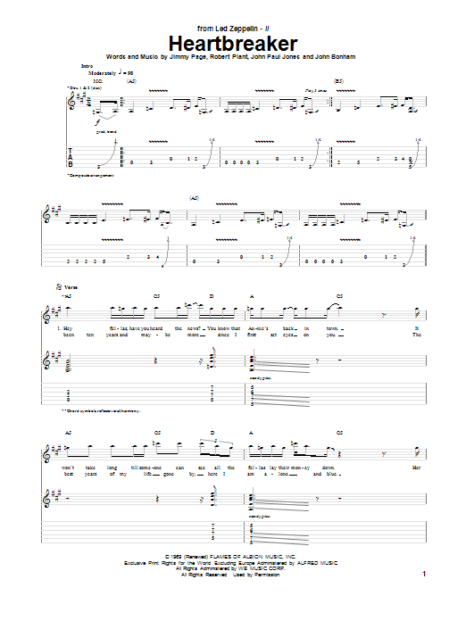 Product picture to:  Heartbreaker - Led Zeppelin