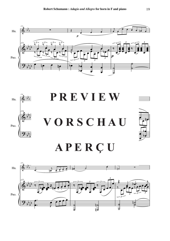gallery: Adagio und Allegro, Opus 70 , , (Horn in F + Klavier)