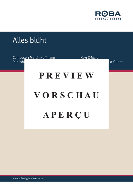 Product gallery: Page 2 of 4 Alles blüht , , Piano and Voice