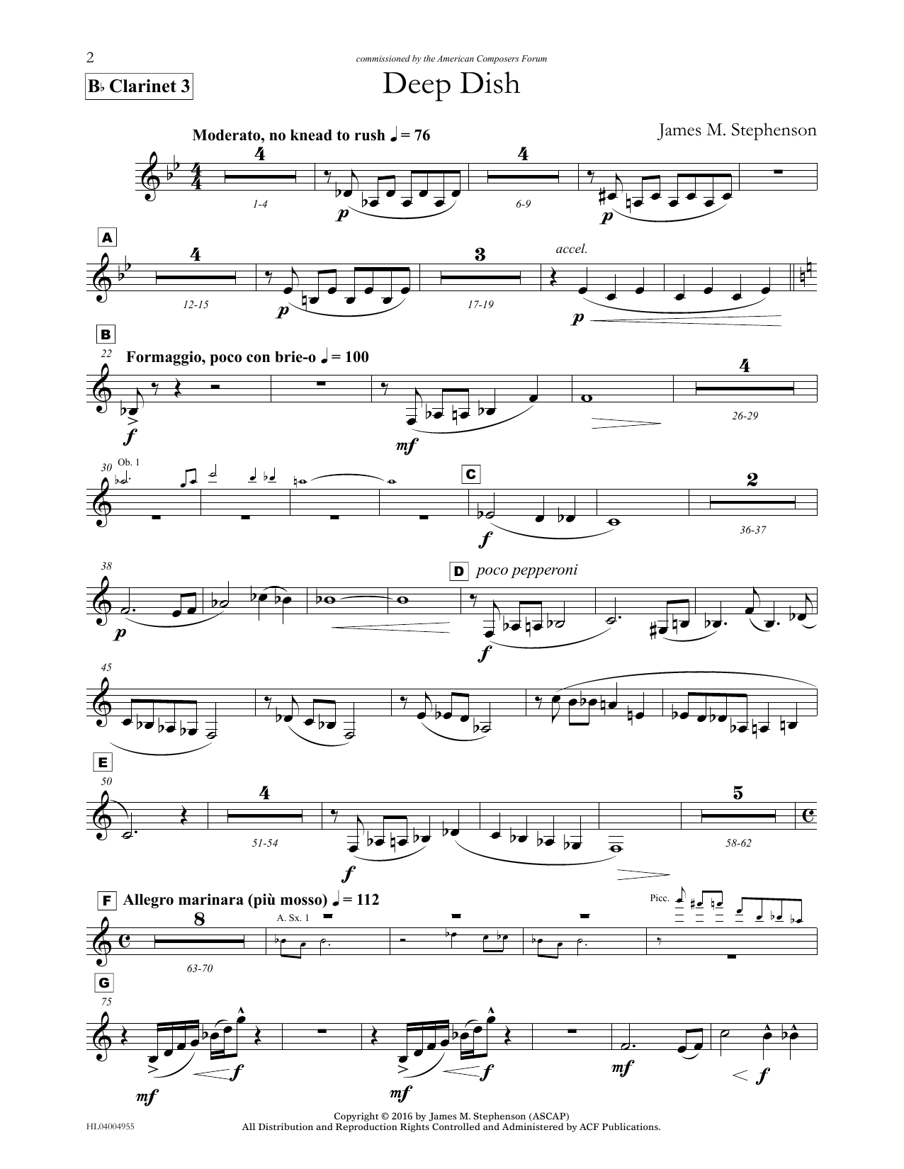 Produktbild zu: Deep Dish - Clarinet 3