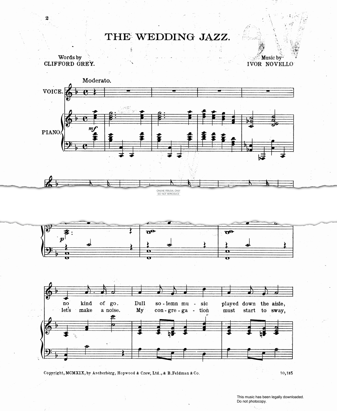 gallery: The Wedding Jazz (from 'Who's Hooper?'), Cicely Debenham, Gesang, Klavier