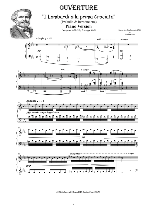 Produktgalerie: Seite 1 von 11 Ouvertüre (Preludio e Introduzione) aus I Lombardi - Piano Version, , Klavier Solo