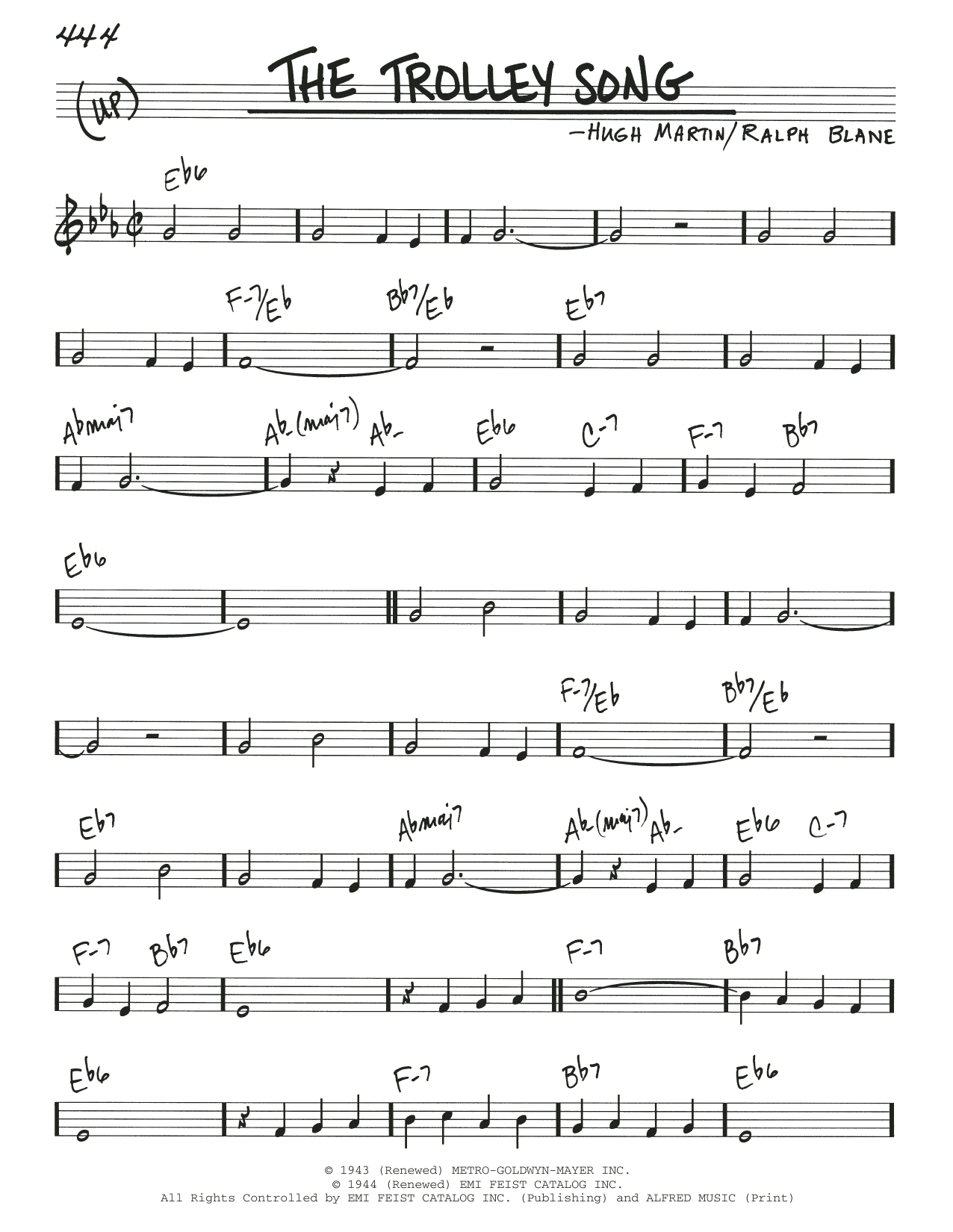 Produktbild zu: The Trolley Song