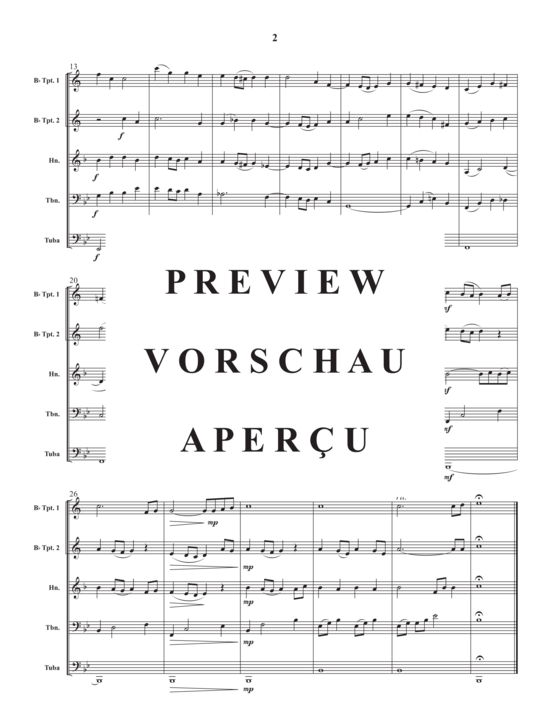 gallery: Abendsegen , , (Blechbläser Quintett)