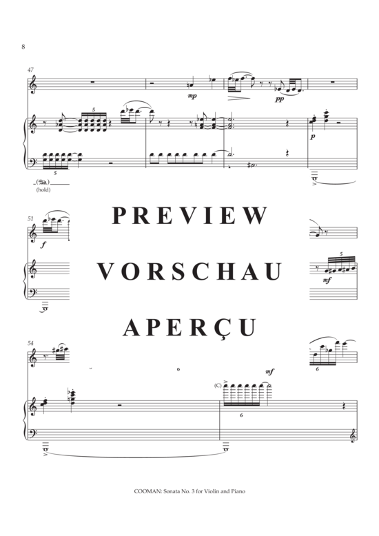 Product gallery: Page 9 of 21 Sonata no. III for violin and piano , , (violin + piano)