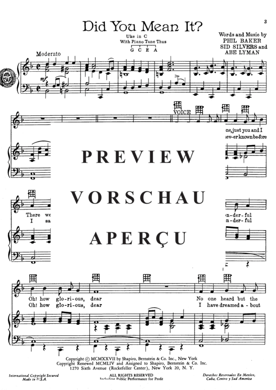 gallery: Did You Mean It? , Lyman, Abe  , Klavier und Gesang