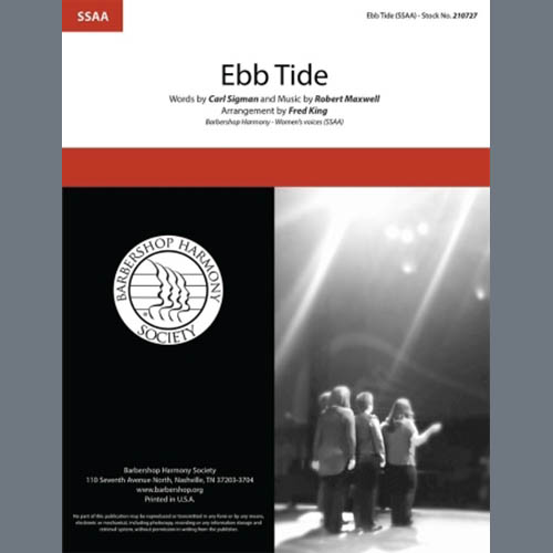 Produktbild zu: Ebb Tide (arr. Fred King)