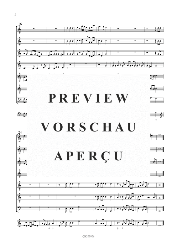 gallery: Sonata à 7 (Partitur und Stimmen), , Gemischtes Ensemble 7 Blockflöten und BC