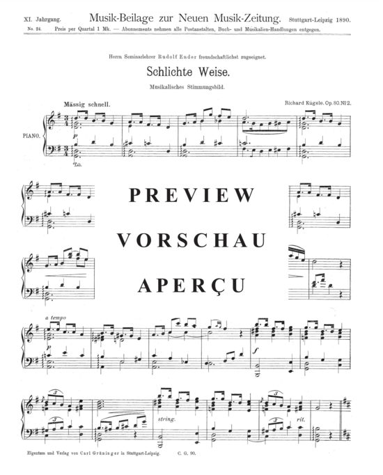 Product gallery: Page 2 of 3 Schlichte Weise , , Piano Solo