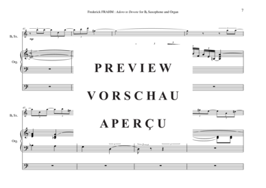 Product gallery: Page 8 of 10 Adoro Te Devote , , (tenor saxophone + organ)