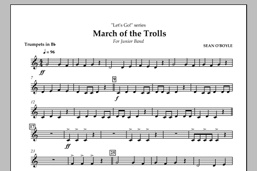 Produktgalerie: Seite 1 von 1 March of the Trolls - Bb Trumpet, , Ensemble