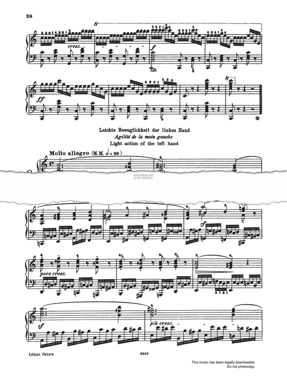 Product picture to: Molto Allegro Study (Op. 740, No.8)