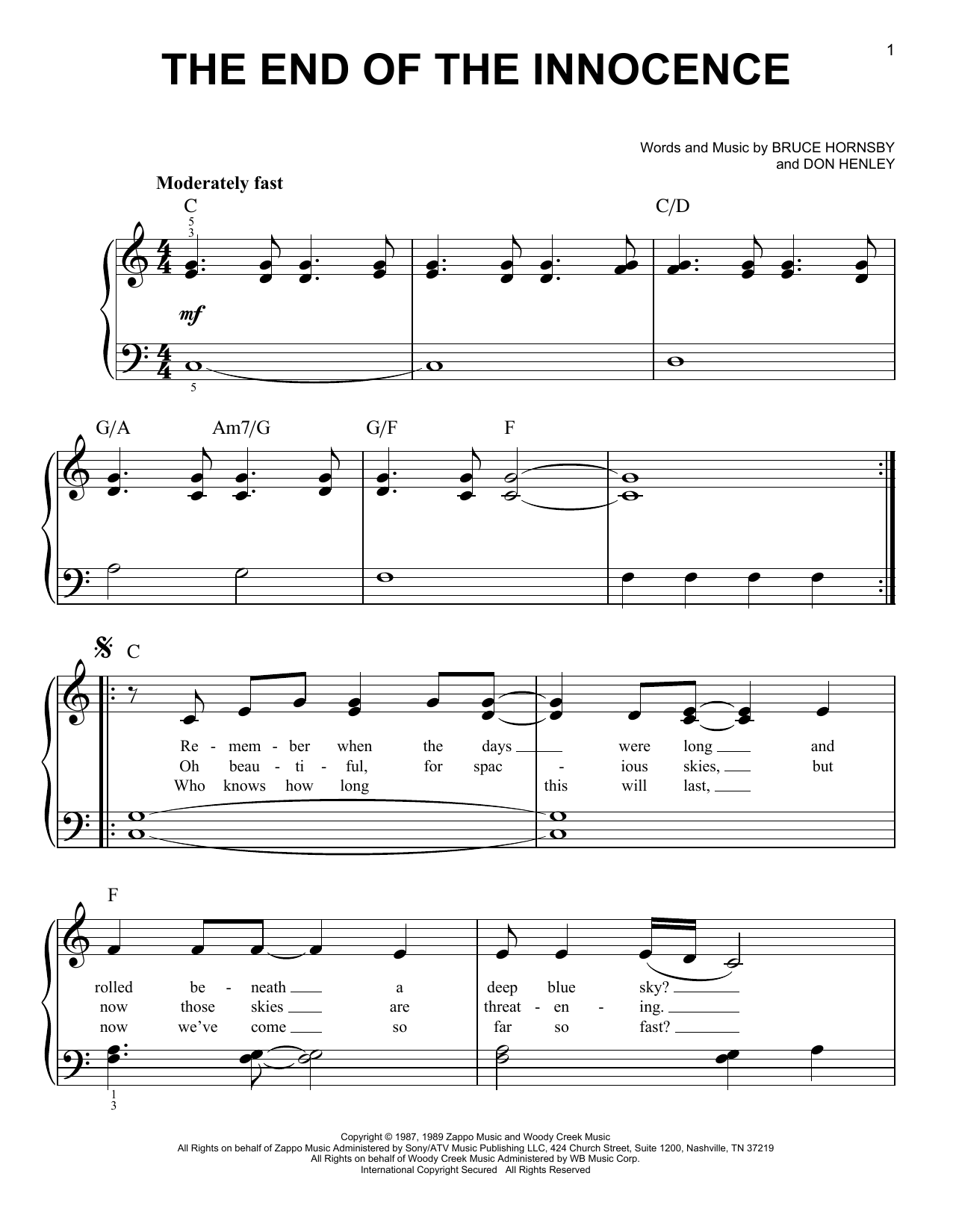 Product gallery: Page 1 of 1 The End Of The Innocence, Don Henley